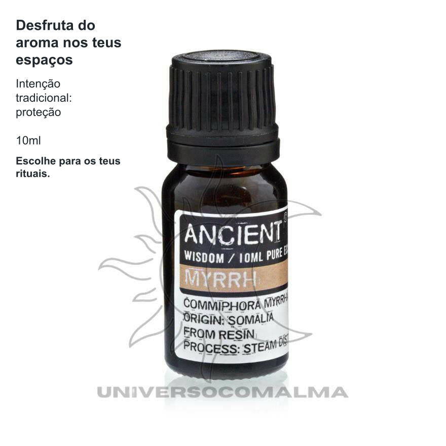 Óleo Essencial de Mirra 10ml - Purificação e Conexão Espiritual — benefícios, utilização e características