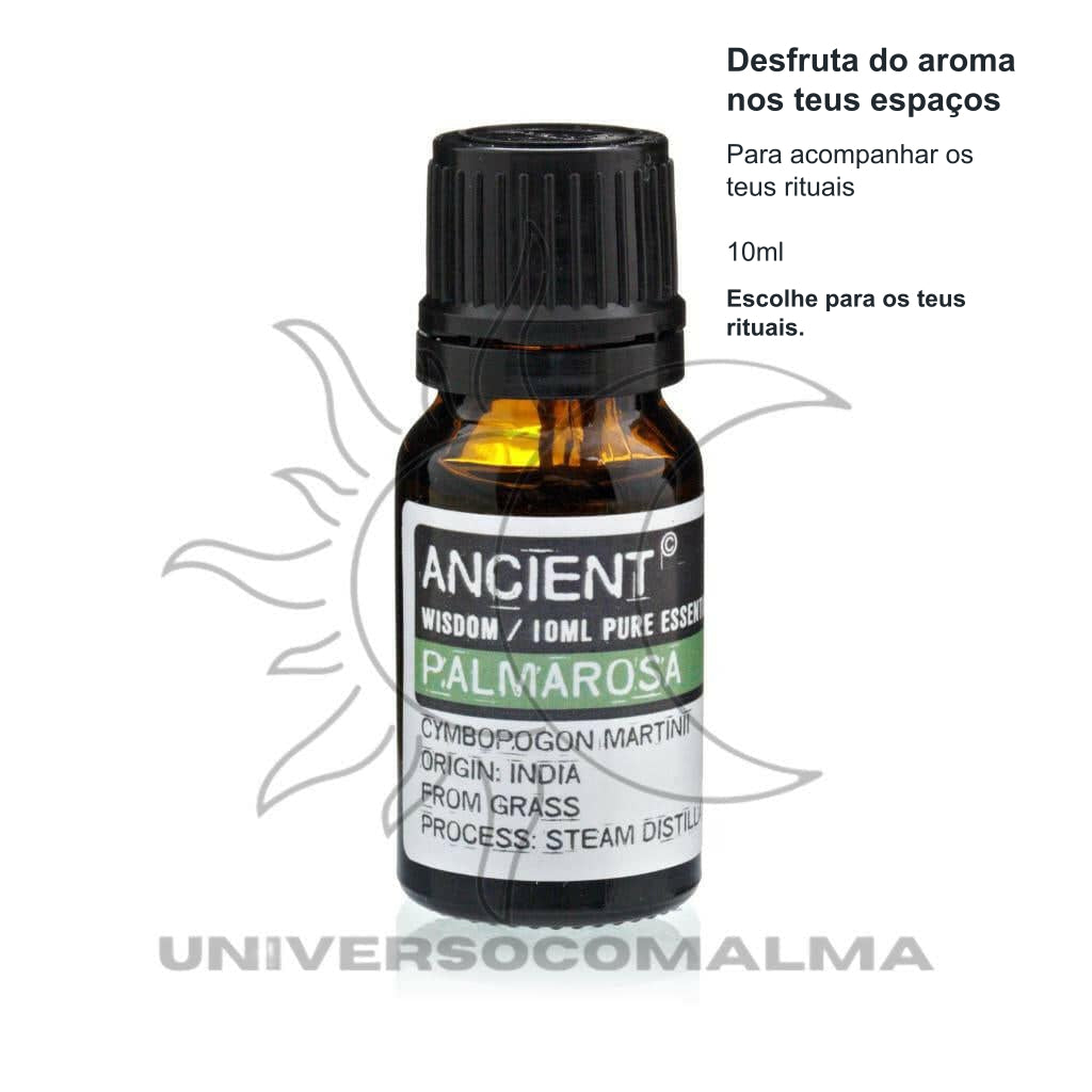 Óleo Essencial de Palmarosa 10ml - Equilíbrio e Renovação da Pele — benefícios, utilização e características