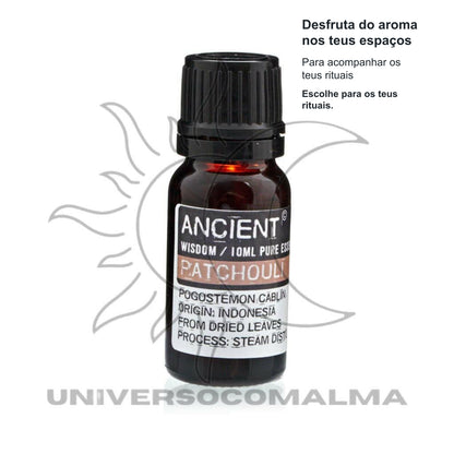 Óleo Essencial de Patchouli 10ml - Equilíbrio e Renovação — benefícios, utilização e características