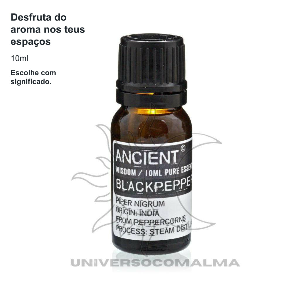 Óleo Essencial de Pimenta Preta 10ml - Energia e Vitalidade — benefícios, utilização e características