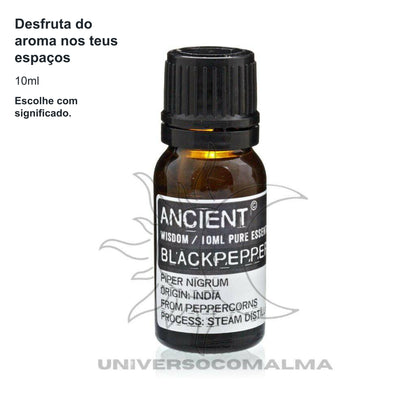 Óleo Essencial de Pimenta Preta 10ml - Energia e Vitalidade — benefícios, utilização e características