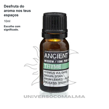 Óleo Essencial de Tomilho (Branco) 10ml - Saúde e Vitalidade — benefícios, utilização e características