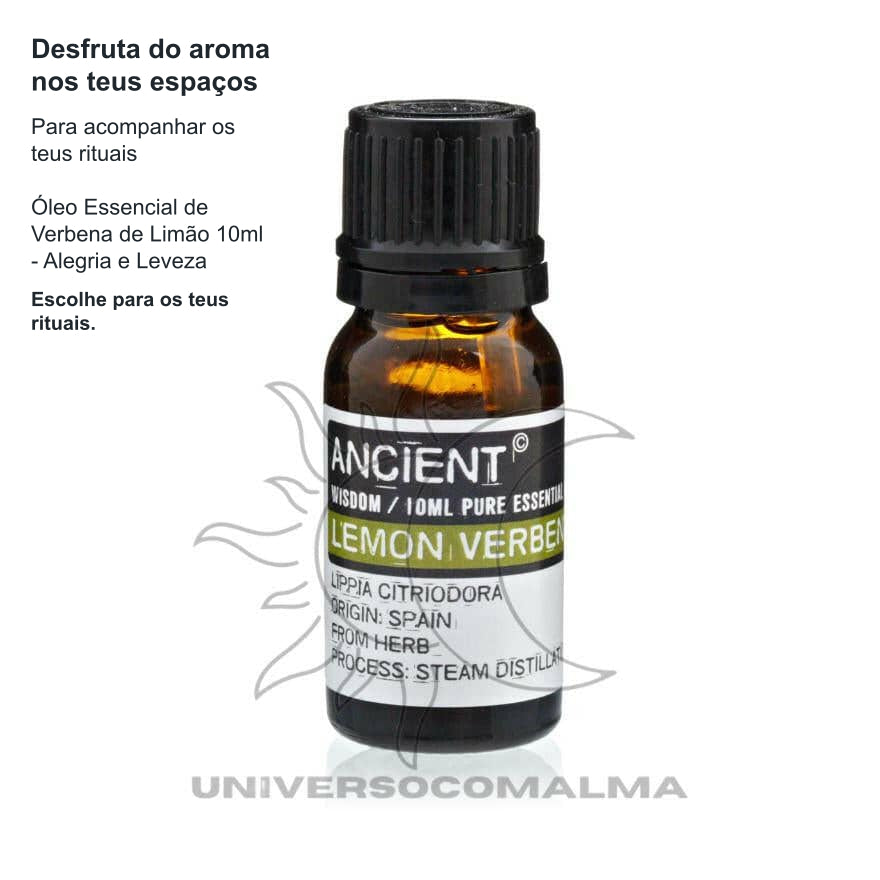 Óleo Essencial de Verbena de Limão 10ml - Alegria e Leveza — benefícios, utilização e características