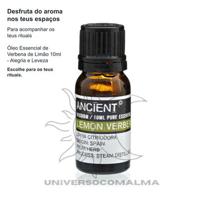Óleo Essencial de Verbena de Limão 10ml - Alegria e Leveza — benefícios, utilização e características