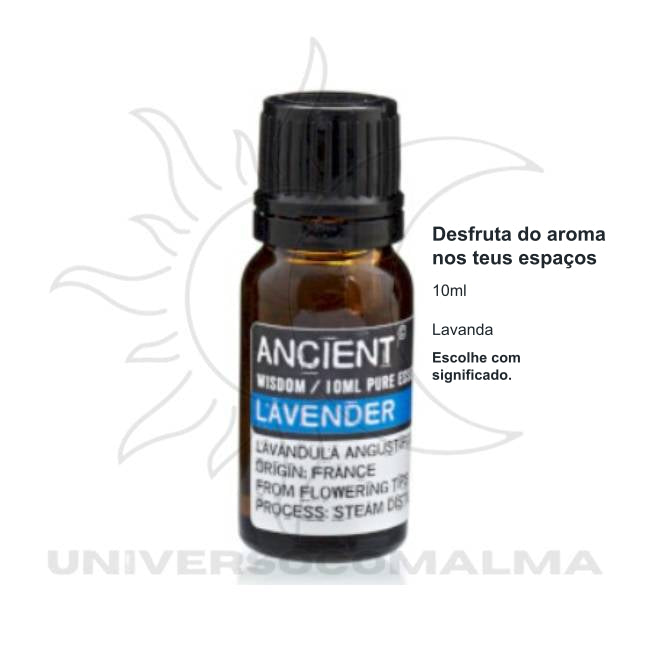 Óleo Essencial Lavanda 10ml | Relaxamento | Universo com Alma — benefícios, utilização e características