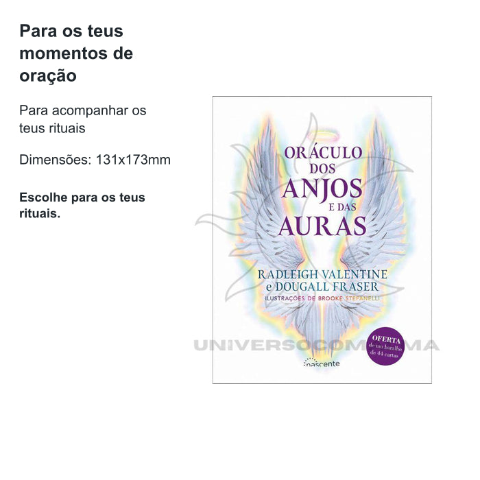 Oráculo dos Anjos e das Auras — benefícios, utilização e características