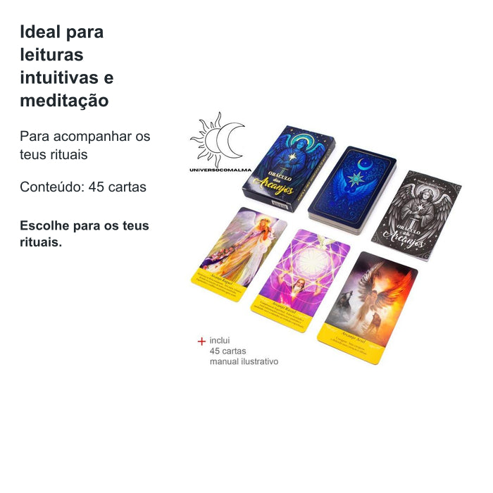 Oráculo dos Arcanjos – 45 Cartas — benefícios, utilização e características