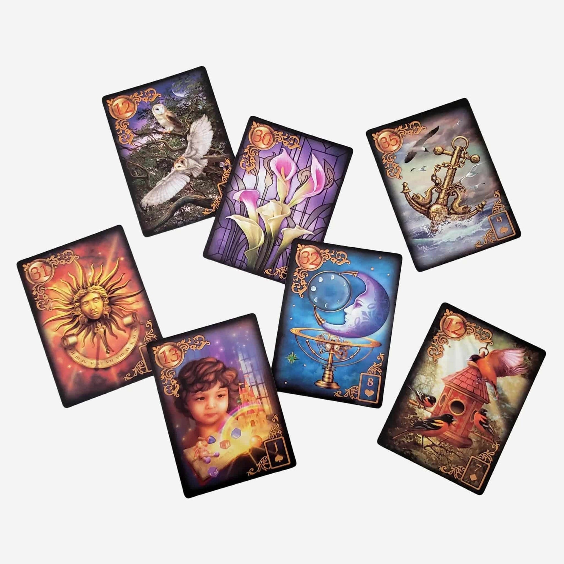 Oráculo Gilded Reverie Lenormand por Ciro Marchetti - Universo com Alma ®