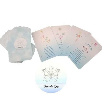 Oráculo "Mensagens do Céu - Asas de Luz" - 44 Cartas de Orientação Espiritual