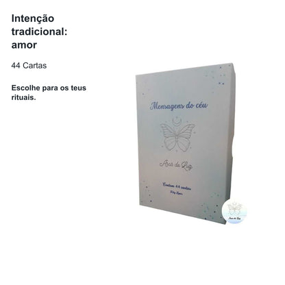 Oráculo "Mensagens do Céu - Asas de Luz" - 44 Cartas de Orientação Espiritual — benefícios, utilização e características