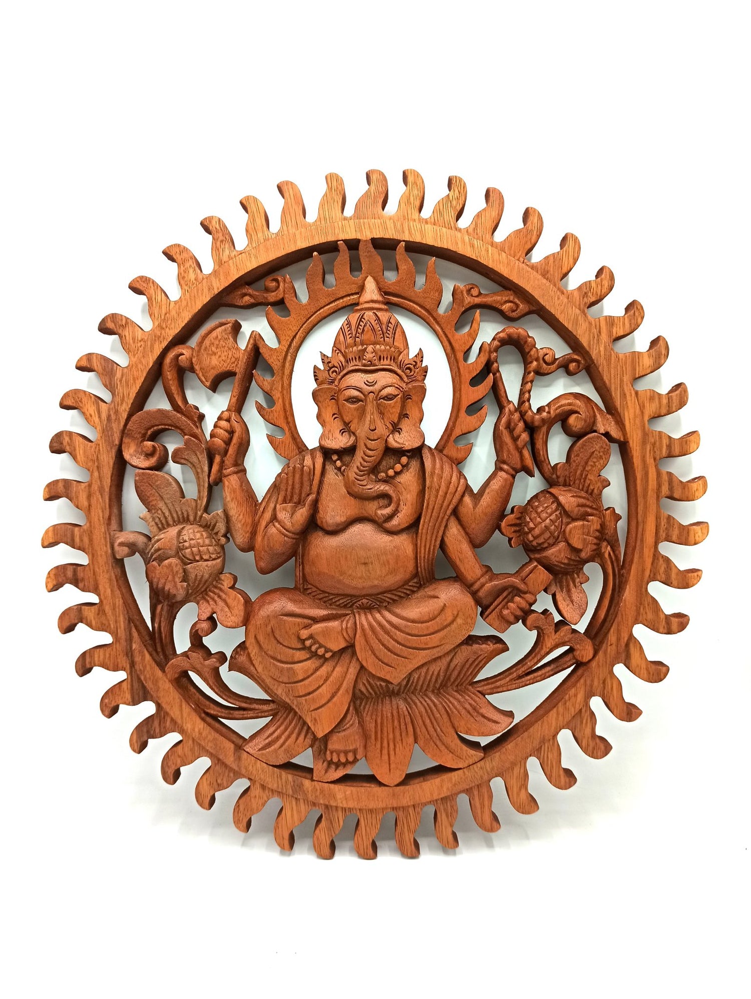Panneau en bois - Ganesh, 40 cm
