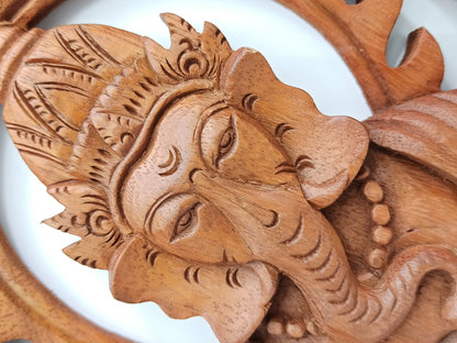 Panneau en bois - Ganesh, 40 cm