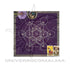 Pano de Mesa do Zodíaco para Tarot - Roxo com Símbolo de Metatron - 75x75CM - Universo com Alma ®