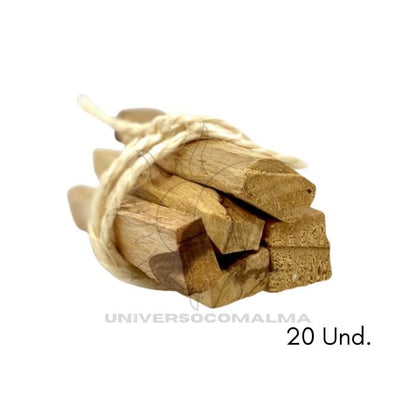 Pau Santo - Madeira Sagrada para Limpeza Energética (Packs de 5, 10 ou 20 Unidades) - Universo com Alma ®