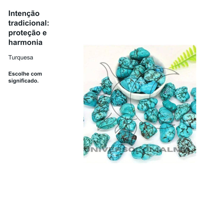 Pedra Turquesa - Proteção, Equilíbrio e Cura Emocional — benefícios, utilização e características