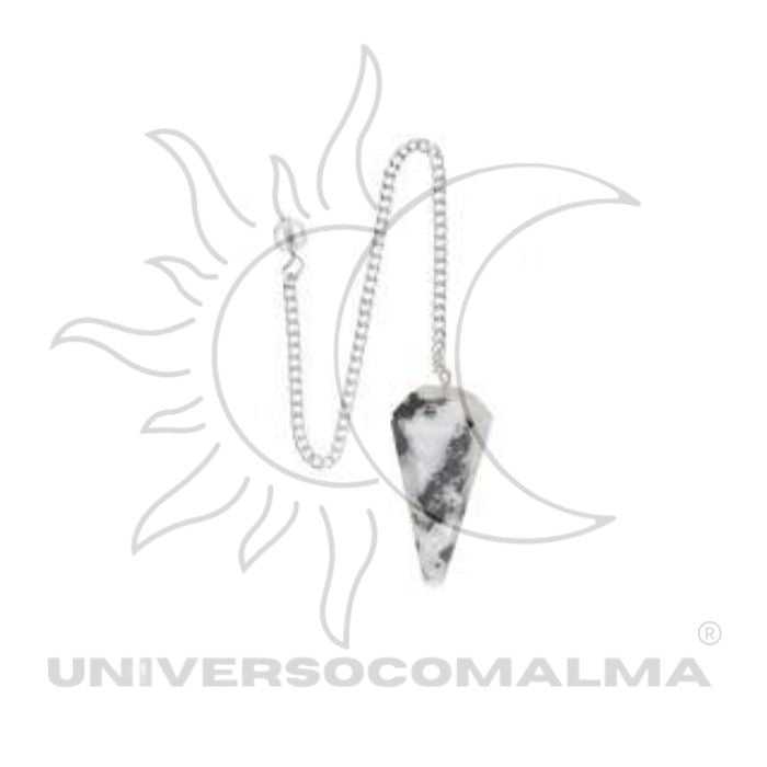 Pêndulo de Pedra da Lua Facetado - Intuição e Energia Feminina