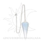 Pêndulo Facetado Opalino - Equilíbrio e Claridade - Universo com Alma ®