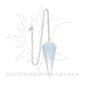 Pêndulo Facetado Opalino - Equilíbrio e Claridade - Universo com Alma ®