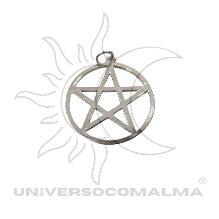 Pentagrama Prateado - 4cm