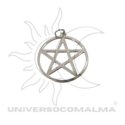 Pentagrama Prateado - 4cm