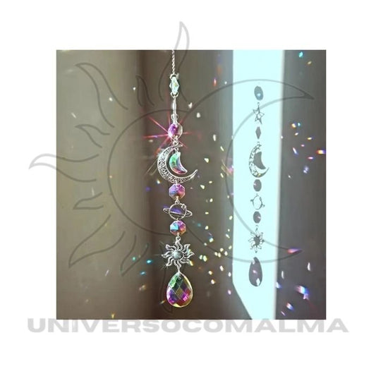 Pingente Apanhador de Sol – Harmonia e Brilho para o Seu Espaço