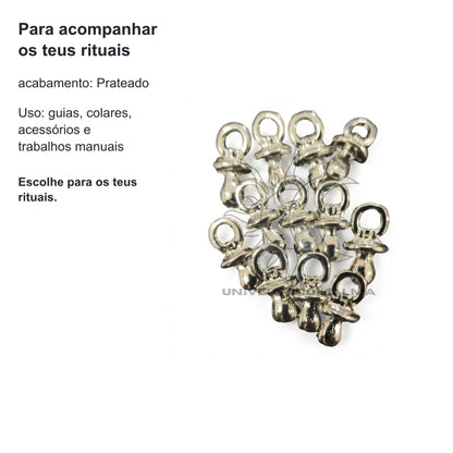 Pingente Chupeta Prateada – Para Guias e Colares — benefícios, utilização e características