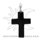 Pingente de Cruz de Obsidiana - Universo com Alma ®
