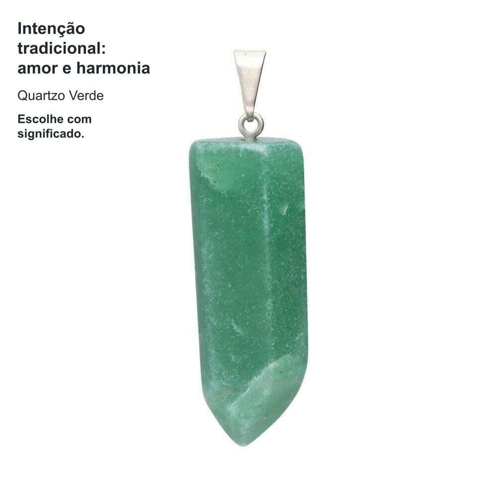 Pingente Quartzo Verde — benefícios, utilização e características