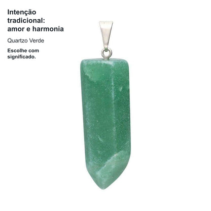 Pingente Quartzo Verde — benefícios, utilização e características