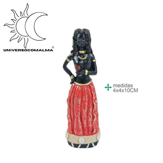 Imagem espiritual de Pomba Gira 10cm  para altar Umbanda Candomblé Quimbanda e decoração esotérica
