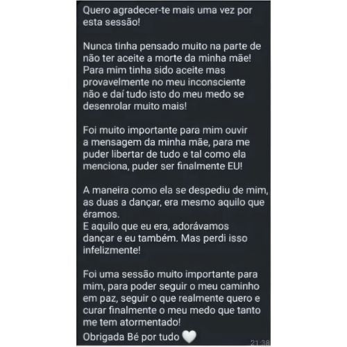 Sessão de Psicografia Intuitiva (Áudio Personalizado) – Bé Capela