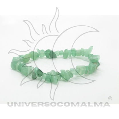 Pulseira de pequenas pedras verdes
