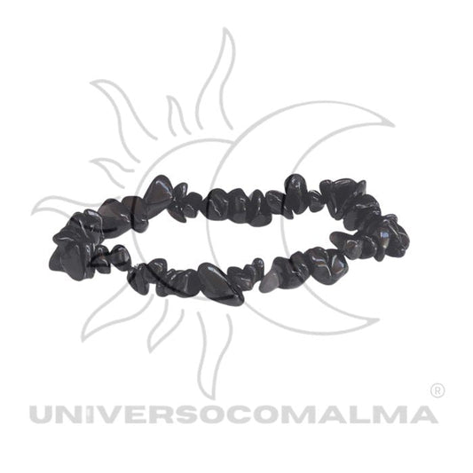 Pulseira Calcedonia Negra - Chip