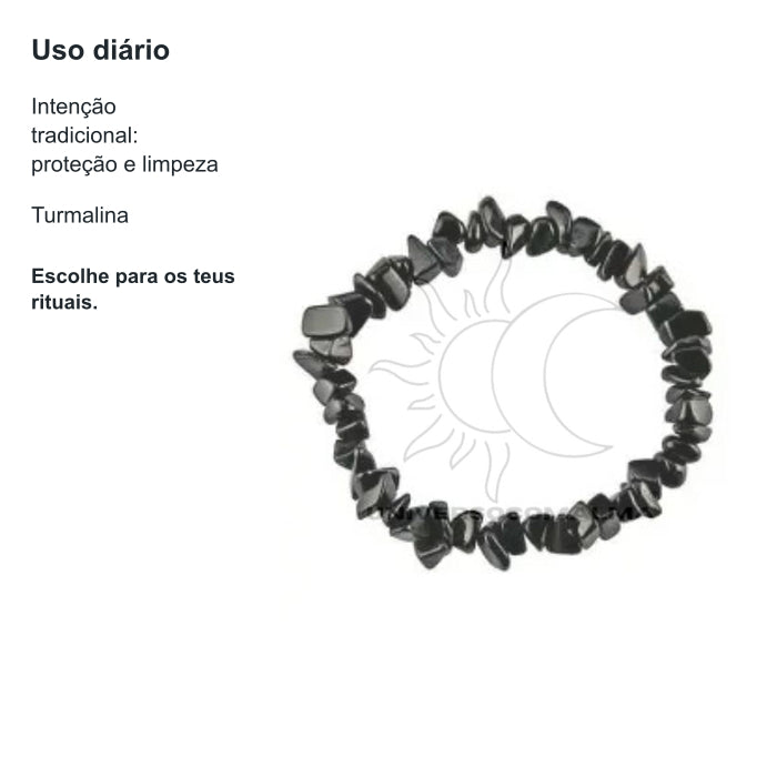 Pulseira Chip Turmalina — benefícios, utilização e características