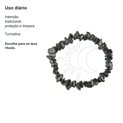 Pulseira Chip Turmalina — benefícios, utilização e características