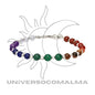 Pulseira de Chakra Banhada a Prata - Universo com Alma ®