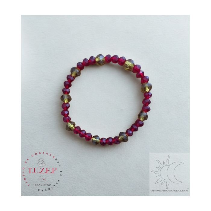 Pulseira de Proteção Iansã Vermelho e Amarelo - TUZEP | Universo com Alma