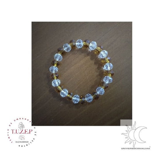 Pulseira de Proteção Oxum TUZEP - Orixá do Amor e Prosperidade | Universo com Alma