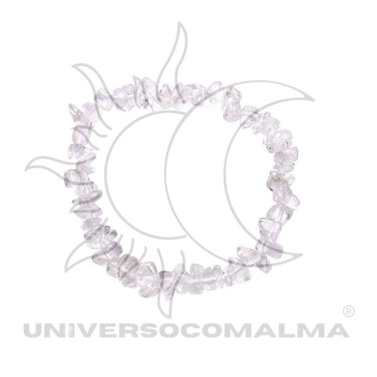 Pulseira Quartzo Cristal Transparente - Chip
