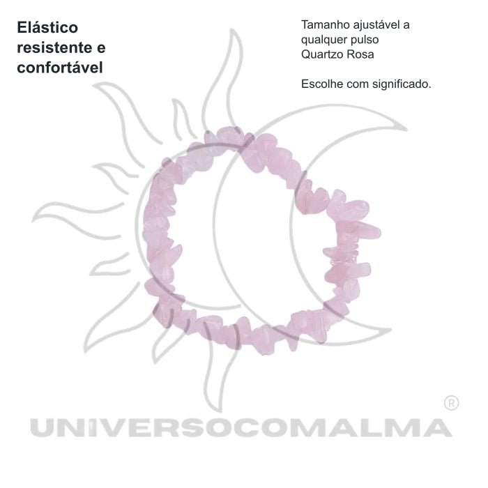 Pulseira Quartzo Rosa - Chip — benefícios, utilização e características