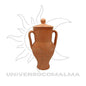 Quartinha de Barro com Asa - 20 ou 25cm - Universo com Alma ®
