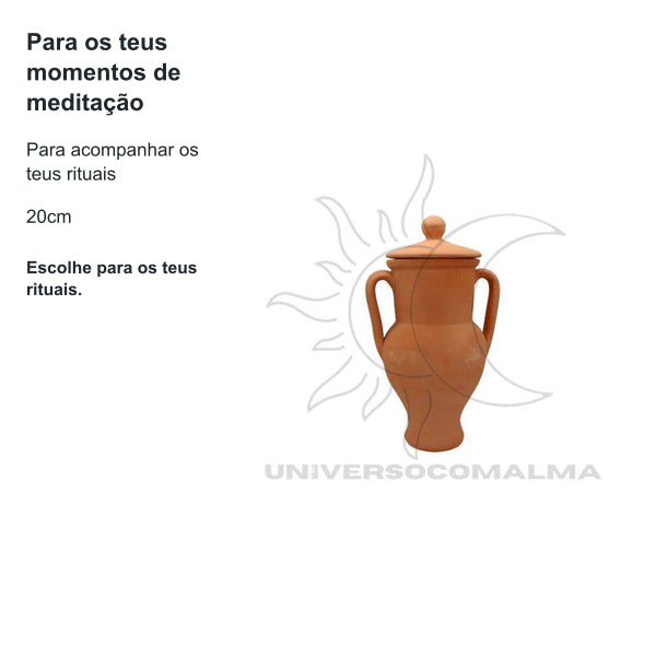 Quartinha de Barro com Asa - 20cm — benefícios, utilização e características