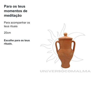 Quartinha de Barro com Asa - 20cm — benefícios, utilização e características