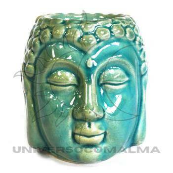 Queimador de Óleo Buda Azul - Aromaterapia e Decoração Zen - Universo com Alma ®