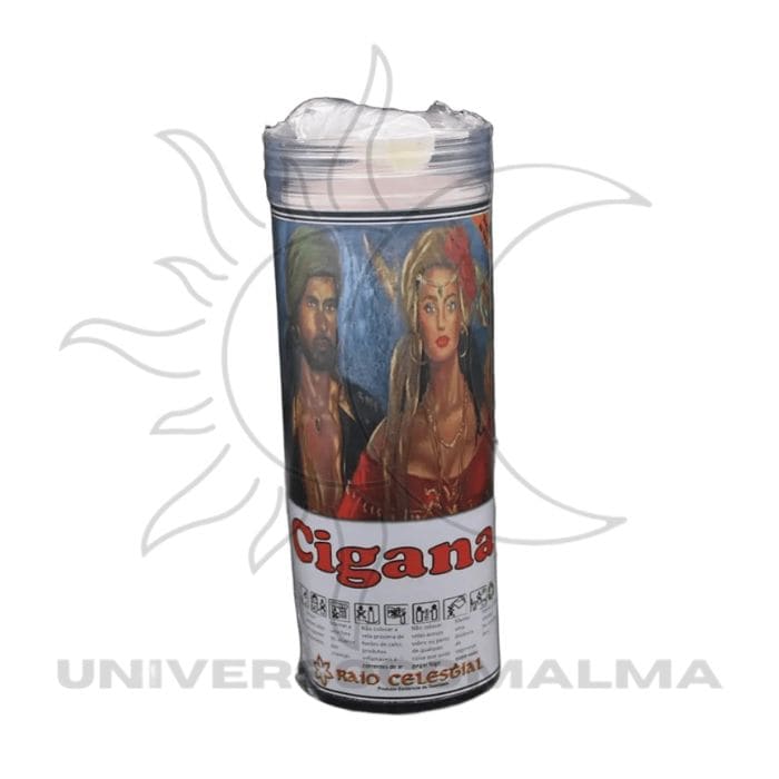 Vela Copo Cigana - Intuição e Proteção Espiritual - Universo com Alma ®