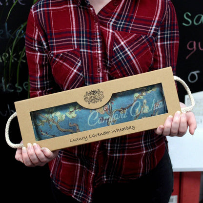 Saco de Trigo de Lavanda em Caixa de Presente - Relaxamento para Dormir - Universo com Alma ®