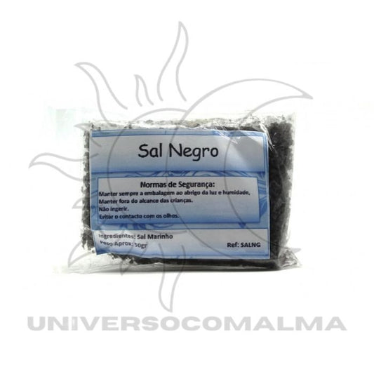 Sal Negro 50g – Proteção e Banimento Energético