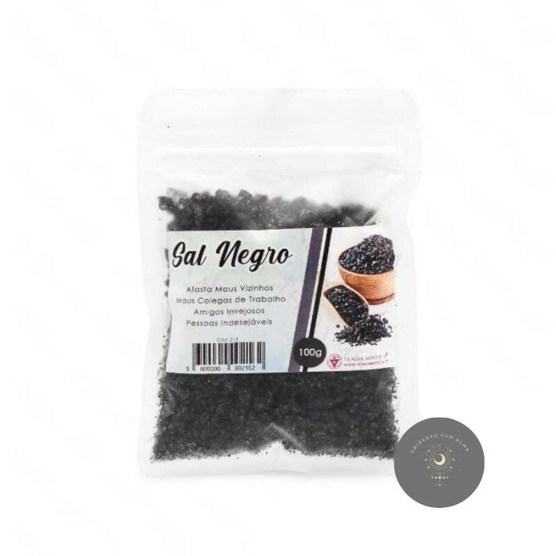 Sal Sorte Negro 100g - Proteção e Afastamento de Energias Negativas TM