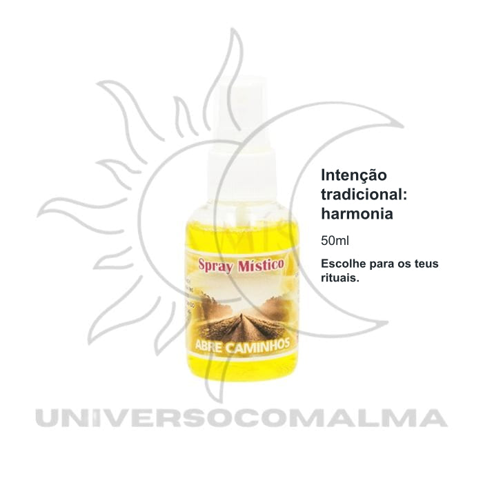 Spray Místico Abre Caminhos - 50ml — benefícios, utilização e características