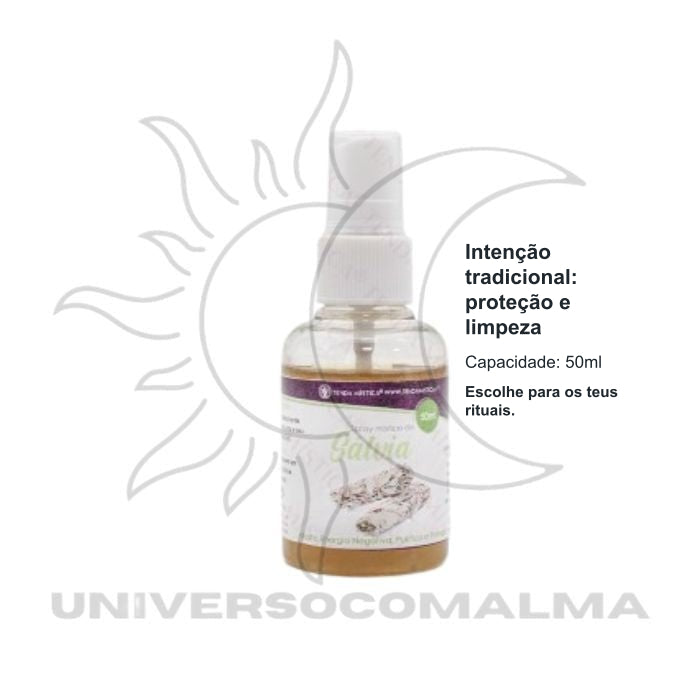 Spray Mistico Sálvia - 50ml — benefícios, utilização e características
